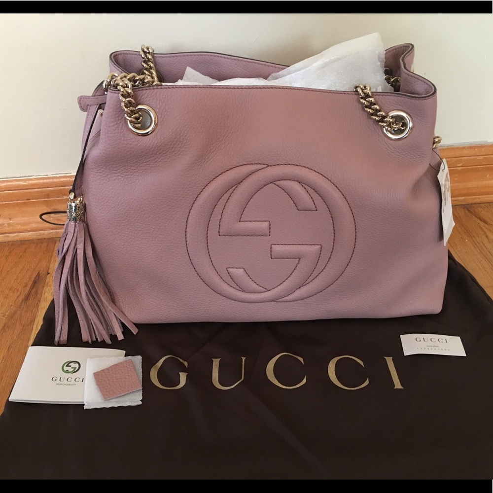 ❗️SOLD❗️Authentic Gucci Soho Double Chain Bag NWT